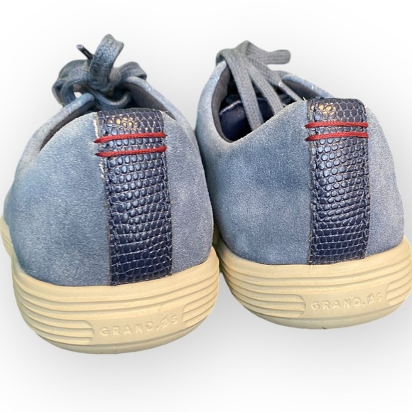 C5 Cole Haan Blue Suede Grand Courtside - Picture 7 of 14